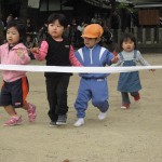 リス組も幼稚園の運動会に出場します